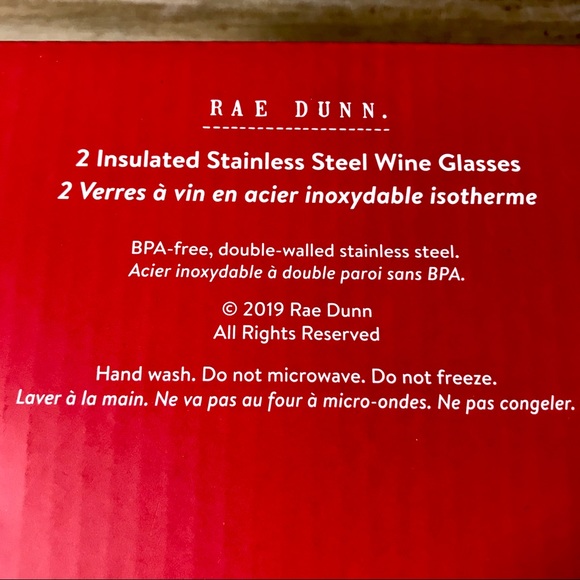 Rae Dunn Wine Tumblers Nice & Naughty - Picture 4 of 4